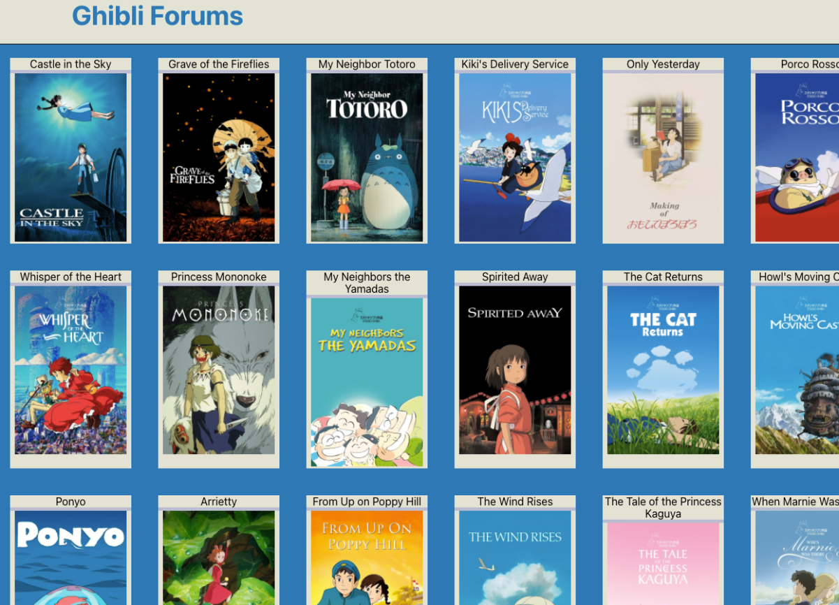 ghibli forums